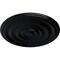 Ekena Millwork Carton Smooth Ceiling Medallion (Fits Canopies up to 9 1/8"), 29 1/8"OD x 1 1/2"P, Jet Black CM29CABLF - alternate 2